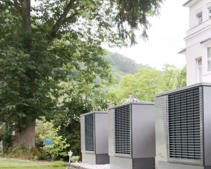 Modern heat pump equipment for home comfort investment
